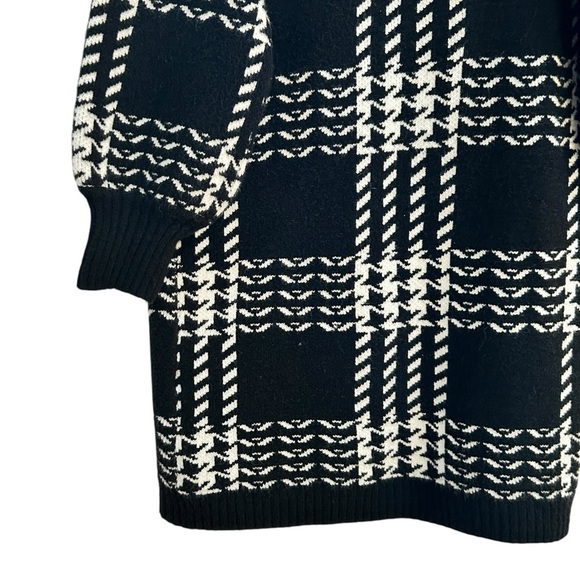 Entro Anthropologie Long Knit Cardigan Open Front Winter Sweater Small - Picture 13 of 15